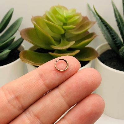 500 Pieces 8mm Copper Split Jump Rings Image 1