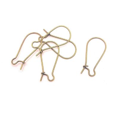 500 Pieces Bronze Earring Wires Image 1