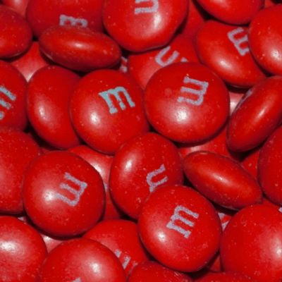 5,000 Pcs Red M&amp;M's Candy Milk Chocolate (10lb Case, Approx. 5,000 Pcs) Image 1