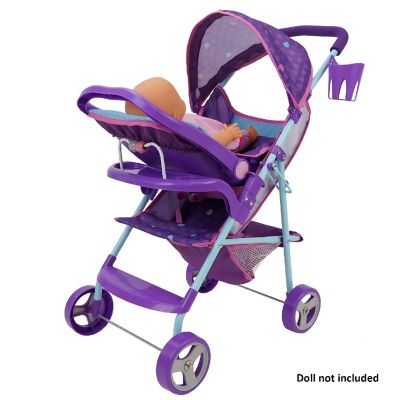 509: Mermaid Doll Travel System Stroller Set Image 3