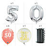 50th Birthday Balloon Bouquet - 10 Pc. Image 1