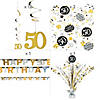 50th Birthday Party Decorating Kit - 16 Pc. Image 1