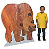 51" World of Eric Carle Brown Bear Cardboard Cutout Stand-Up Image 1