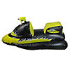 51" Yellow and Black Shark Inflatable Wet-Ski Pool Squirter with Gripped Handles Image 1