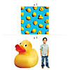52" - 72" Yellow Rubber Duck Backdrop Kit - 2 Pc. Image 1