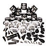 52 Pc. Black & White New Year's Eve Party for 25 Image 1