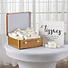 52 Pc. Gold Suitcase Tissue Favor Kit for 50 Image 1