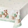 52" x 102" Teddy Bear Baby Rectangle Paper Tablecloth Image 1