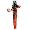53 1/4" Animated & Light-Up Clown Hanging Halloween Decoration Image 1