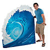 53" x 66" Rolling Surf Ocean Wave Blue Cardboard Cutout Stand-Up Image 1
