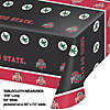 54&#8221; x 102&#8221; Ncaa Ohio State University Plastic Tablecloths 3 Count Image 1