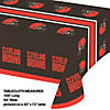 54&#8221; x 102&#8221; Nfl Cleveland Browns Plastic Tablecloths 3 Count Image 1