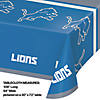 54" x 102" Nfl Detroit Lions Plastic Tablecloths 3 Count Image 1