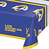 54&#8221; x 102&#8221; Nfl Los Angeles Rams Plastic Tablecloths - 3 Count Image 1