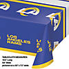 54&#8221; x 102&#8221; Nfl Los Angeles Rams Plastic Tablecloths - 3 Count Image 1