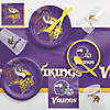 54&#8221; x 102&#8221; Nfl Minnesota Vikings Plastic Tablecloths 3 Count Image 2