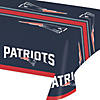 54&#8221; x 102&#8221; Nfl New England Patriots Plastic Tablecloths 3 Count Image 1