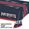 54&#8221; x 102&#8221; Nfl New England Patriots Plastic Tablecloths 3 Count Image 1