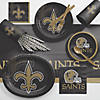 54&#8221; x 102&#8221; Nfl New Orleans Saints Plastic Tablecloths 3 Count Image 2