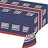 54&#8221; x 102&#8221; Nfl New York Giants Plastic Tablecloths 3 Count Image 1
