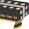 54&#8221; x 102&#8221; Nfl Pittsburgh Steelers Plastic Tablecloths 3 Count Image 1