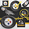 54&#8221; x 102&#8221; Nfl Pittsburgh Steelers Plastic Tablecloths 3 Count Image 2