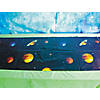 54" x 102" Outer Space Planets Disposable Plastic Tablecloth Image 1