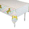 54" x 102" Sparkle Unicorn Plastic Tablecloth Image 1