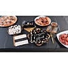 54" x 108" Black Rectangle Disposable Plastic Tablecloth Image 1