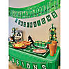 54&quot; x 108&quot; Bulk 12 Pc. Green Rectangle Disposable Plastic Tablecloths Image 3