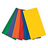 54" x 108" Colorful Plastic Tablecloth Assortment - 12 Pc. Image 1