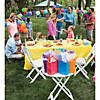 54" x 108" Colorful Plastic Tablecloth Assortment - 12 Pc. Image 1