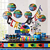 54" x 108" Congrats Grad Rectangle Disposable Plastic Tablecloth Image 1