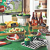 54" x 108" Football Field Plastic Tablecloths 3 Count Image 3