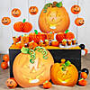 54" x 108" Pumpkin Spice Orange Plastic Tablecloth Image 1