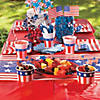 54" x 108" Red Rectangle Disposable Plastic Tablecloth Image 2