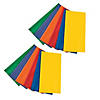 54" x 108" Solid Color Rectangle Disposable Plastic Tablecloth Assortment - 12 Pc. Image 1