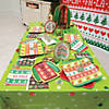 54" x 108" Ugly Sweater Plastic Tablecloth Image 1