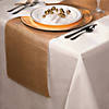54" x 108" White Paper Linen Rectangle Tablecloth Image 1