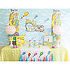 54" x 108" Yellow Rectangle Solid Color Disposable Plastic Tablecloth Image 2