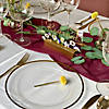 54" x 126" White Rectangle Polyester Tablecloth Image 1