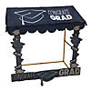 55 1/2" x 54" Graduation Black Tabletop Hut with Frame - 6 Pc. Image 1
