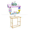 55 1/2&#8221; x 54&#8221; Ice Cream Tabletop Hut Decorating Kit with Frame - 6 Pc. Image 2