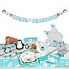 55 Pc. Winter Animals Party Tableware Kit for 8 Guests Image 1
