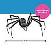 55" Poseable Hairy Joints Black Wolf Spider Halloween Decoration Image 2