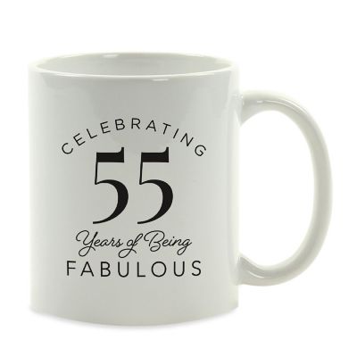 55 Years Awesome Ceramic Mug Image 2