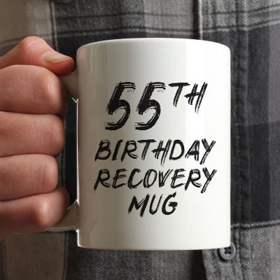 55th Birthday Recovery Ceramic Mug Image 1