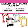57" x 42" Pit Stop Cardboard Tabletop Hut Decor Set - 5 Pc. Image 4