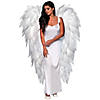 58" Full Length Featherless White Angel Wings Image 1