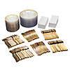588 Pc. Premium Gold Dot Tableware Kit for 96 Guests Image 1